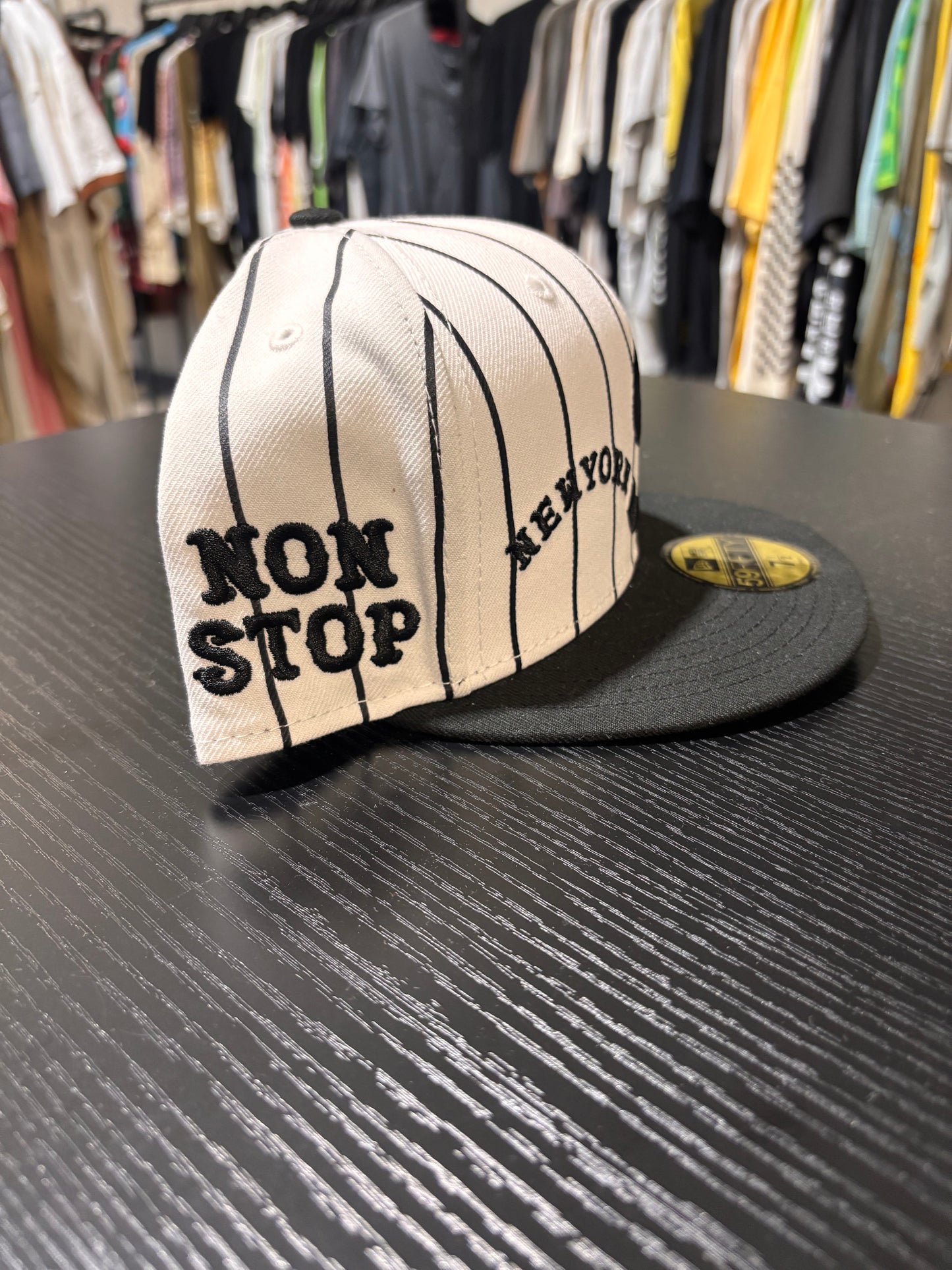 supreme nonstop pinstripe hat