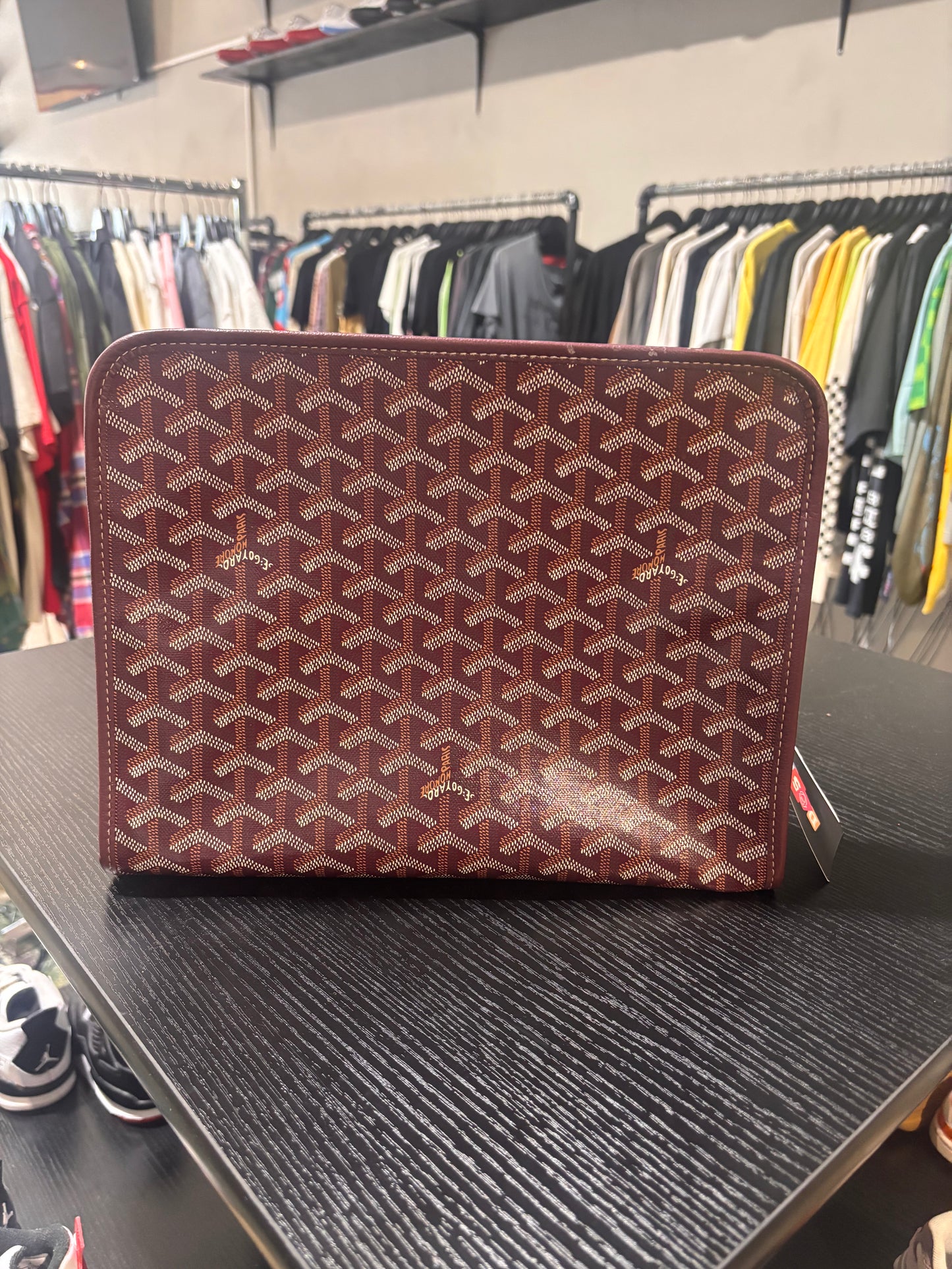 goyard jouvence bag burgundy