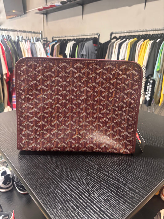 goyard jouvence bag burgundy