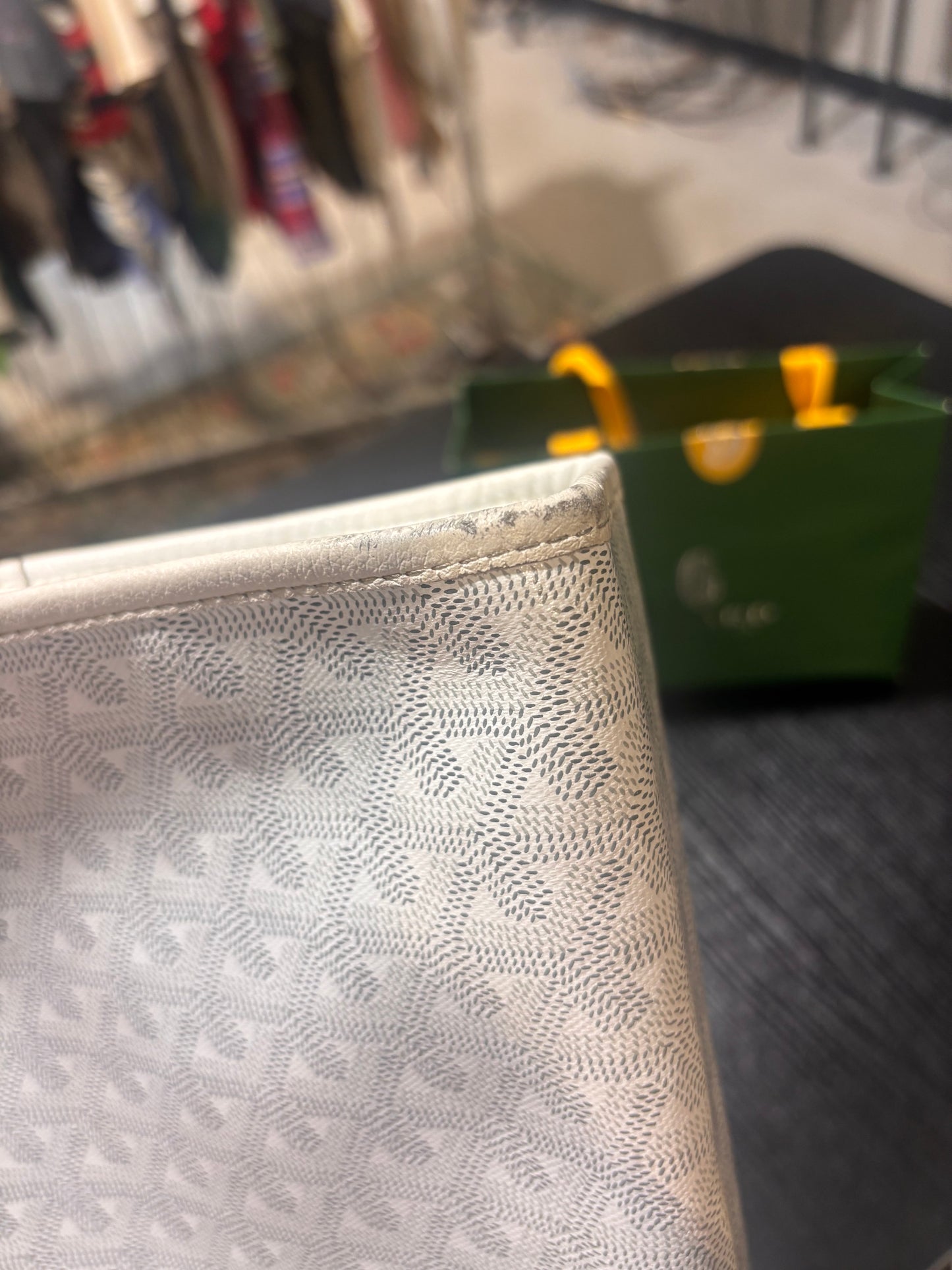 goyard jouvence bag white