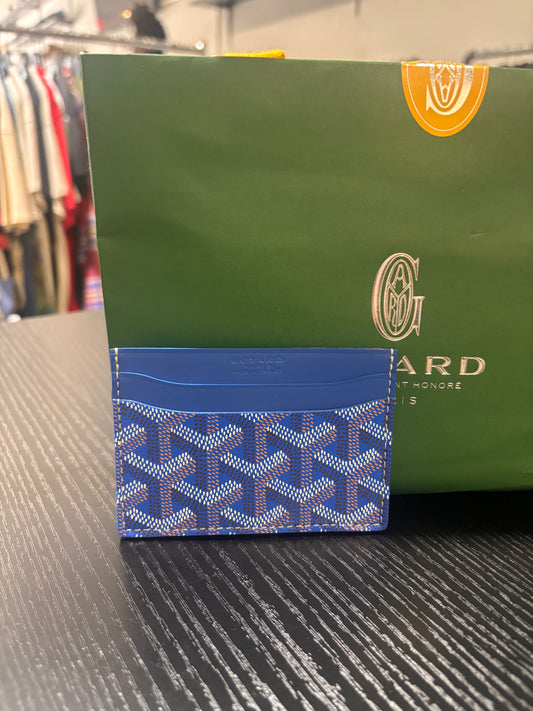 goyard blue cardholder