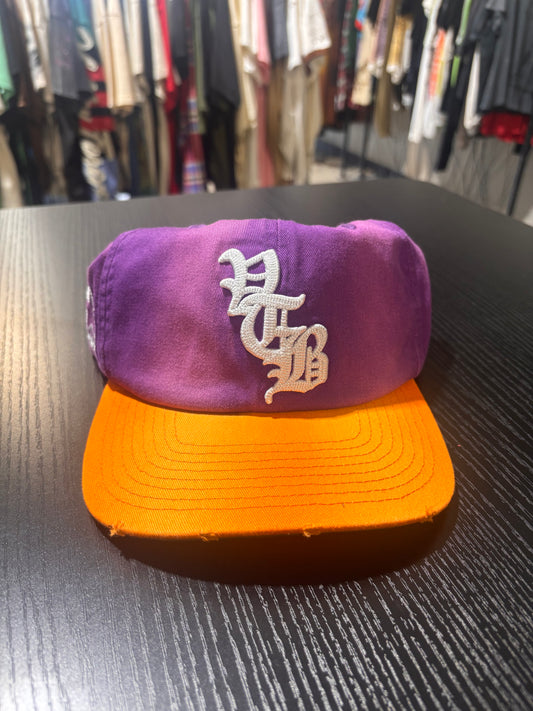 vertabrae purple/orange snapback