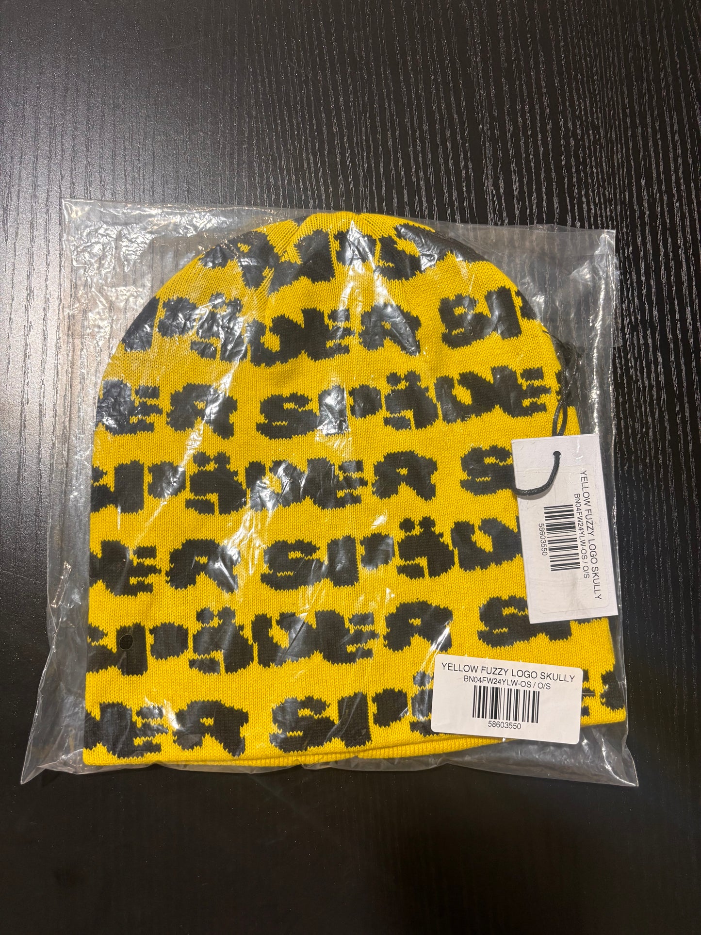 Sp5der Beanie Yellow/Black