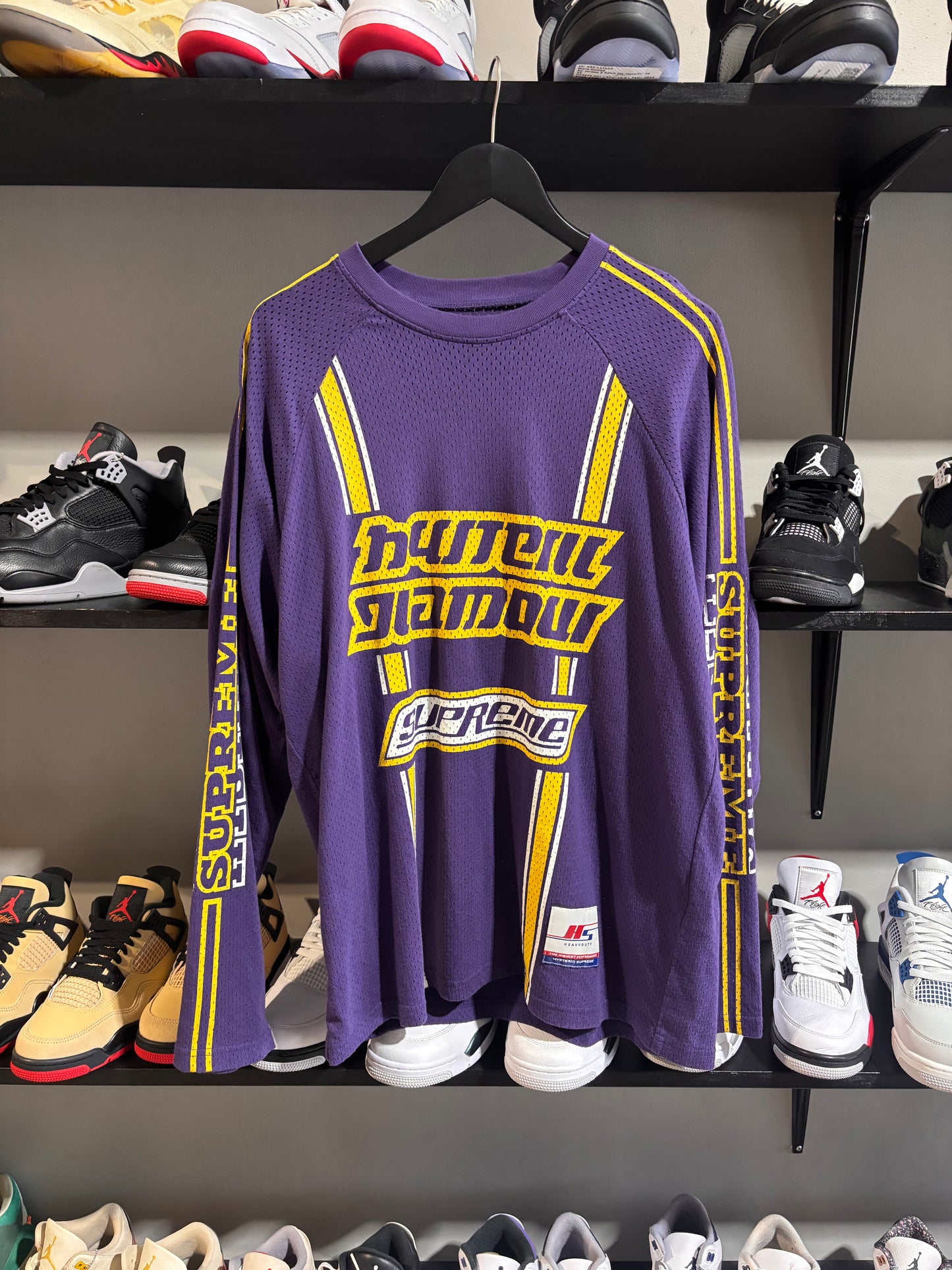 purple supreme hysteric glamour jersey