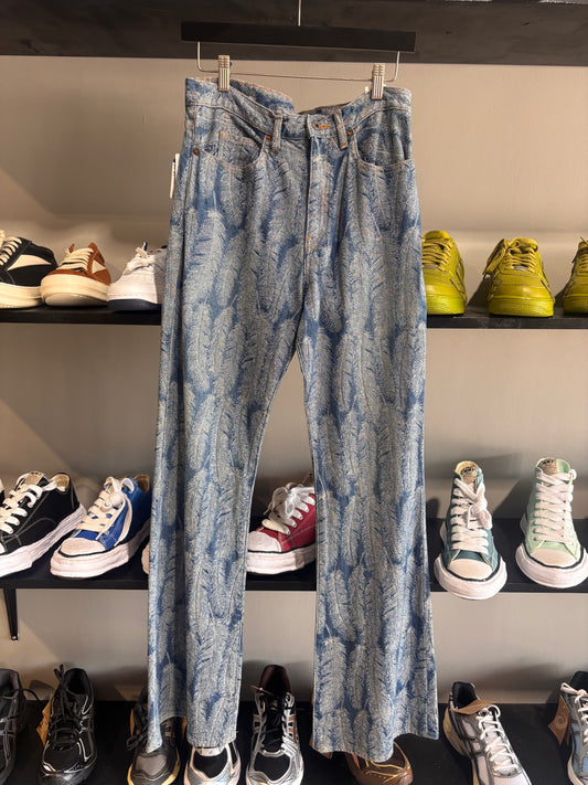 Kapital blue feather denim