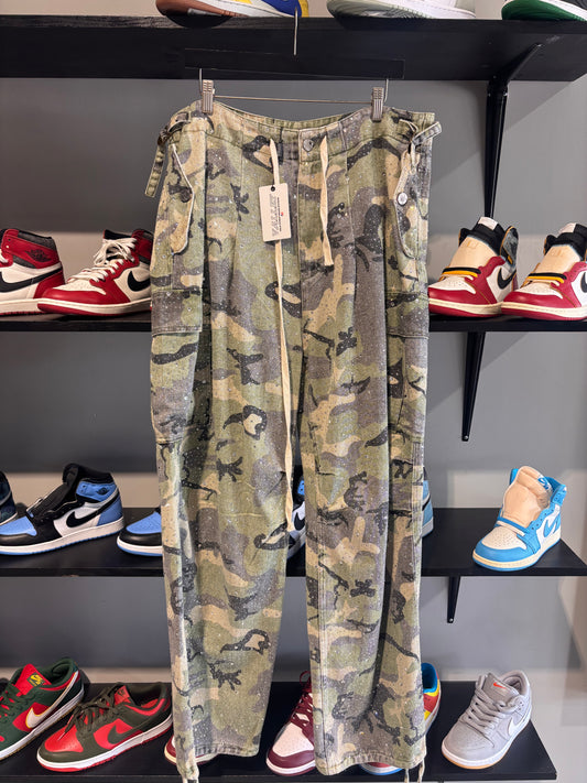 vale camo rhinestone pants