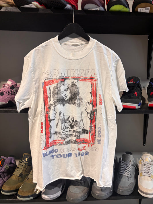 abominable blood sugar tee white