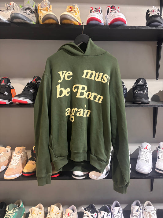 CPFM Ye Must Be Born Again Green Hoodie