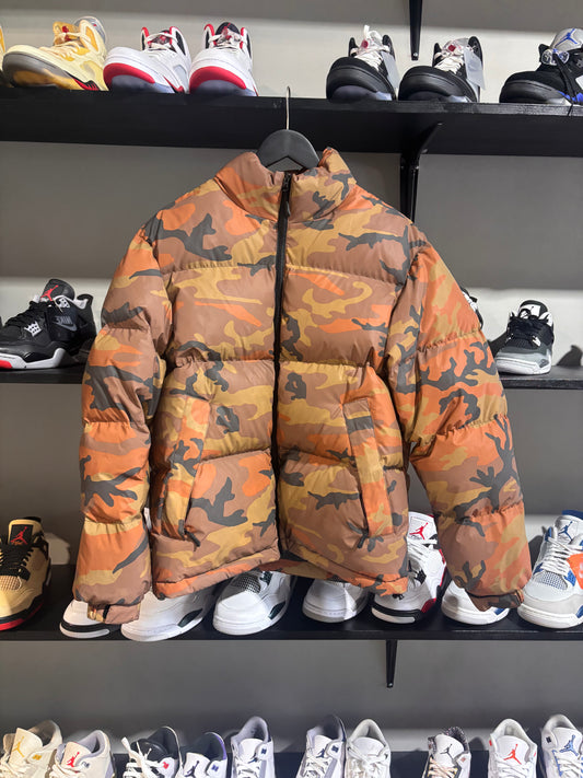 Supreme Orange Camo Puffer