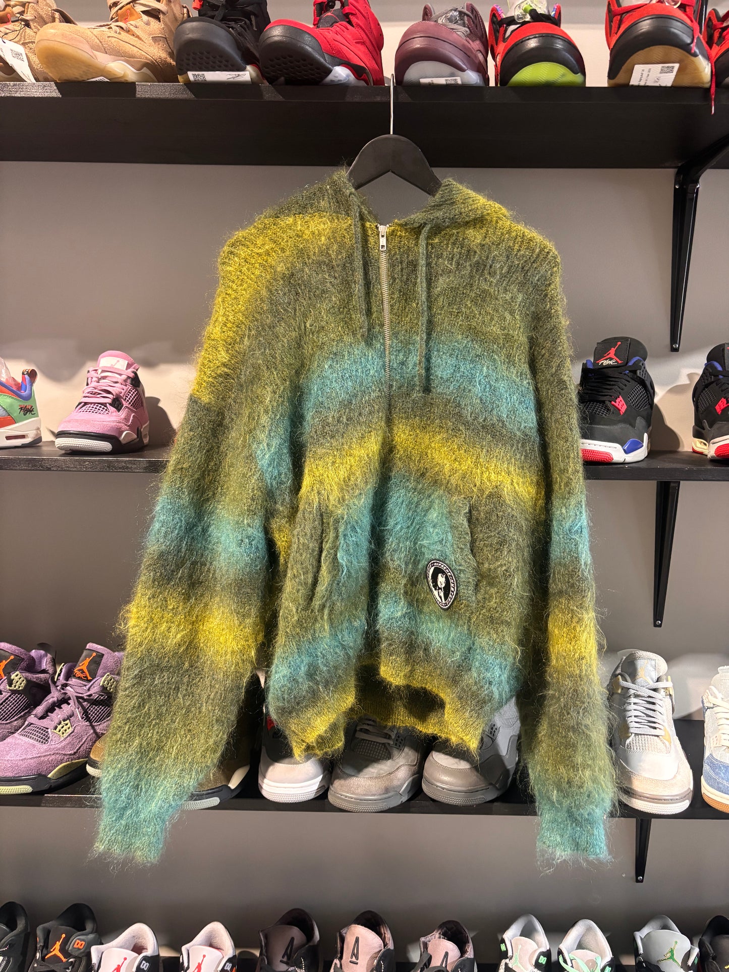 hysteric glamour supreme hairy zipup hoodie