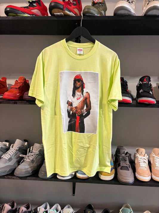 supreme x playboi carti neon tee