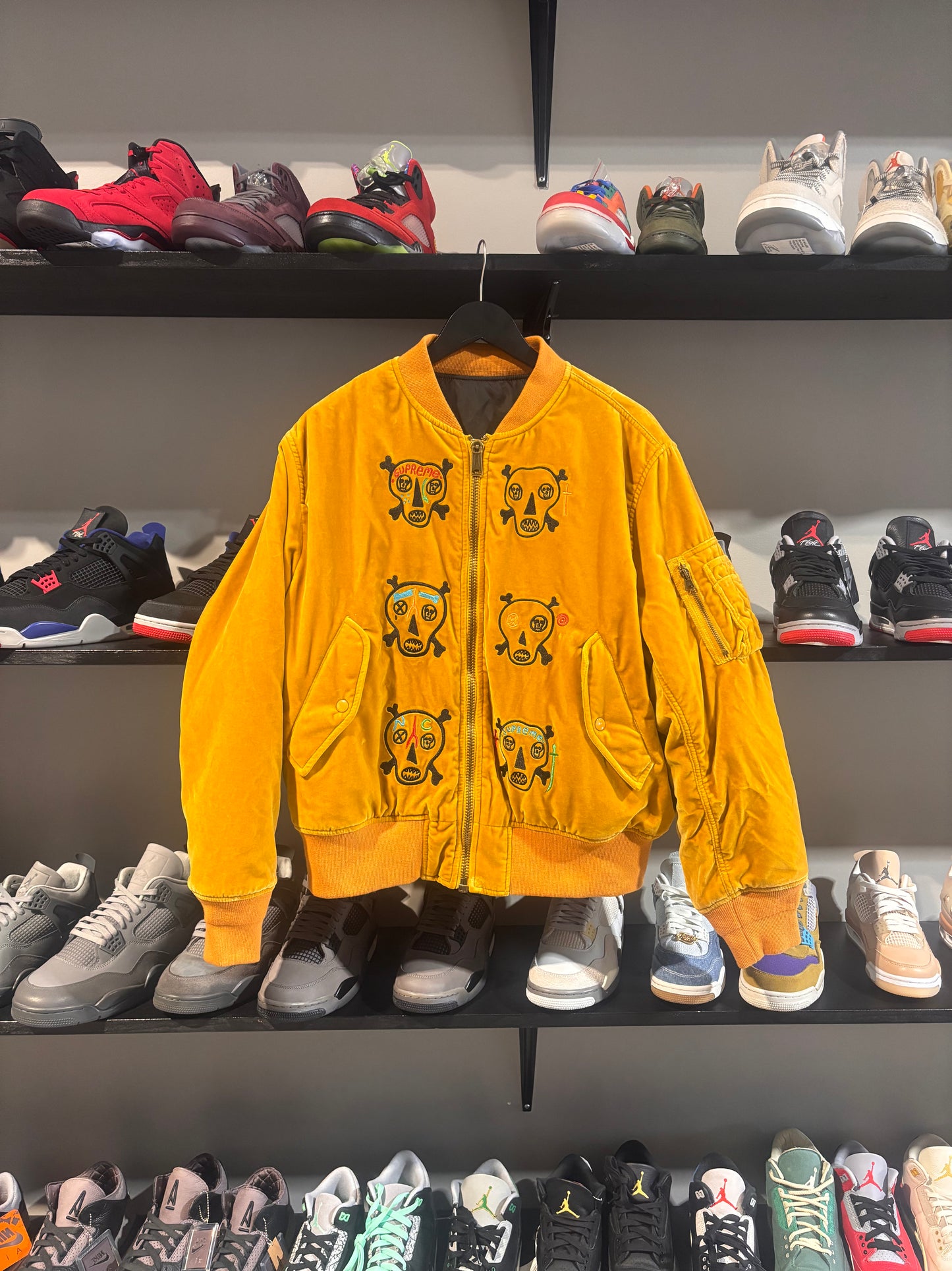 supreme yellow Clayton jacket