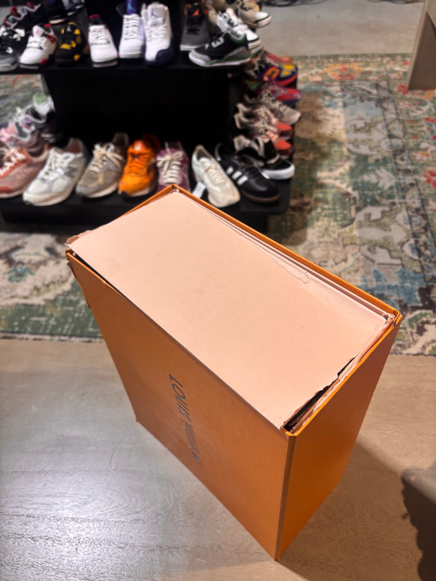 LV SKate Sneaker Purple/Purple Used