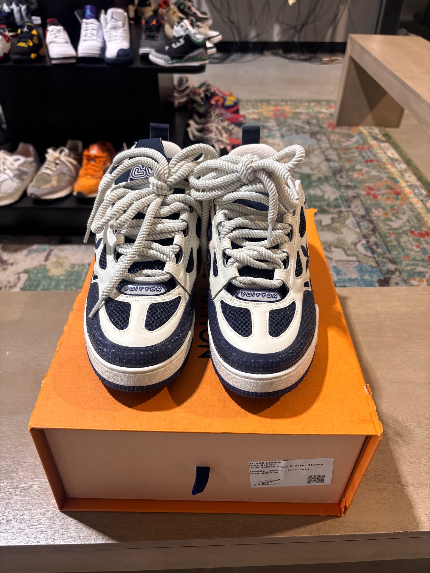 Louis Vuitton Skate Sneaker Marine Used