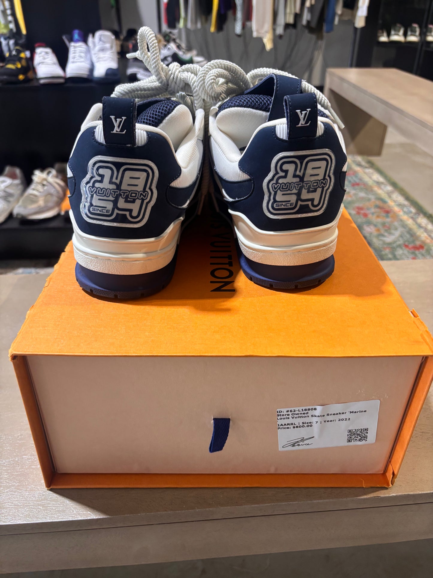Louis Vuitton Skate Sneaker Marine Used