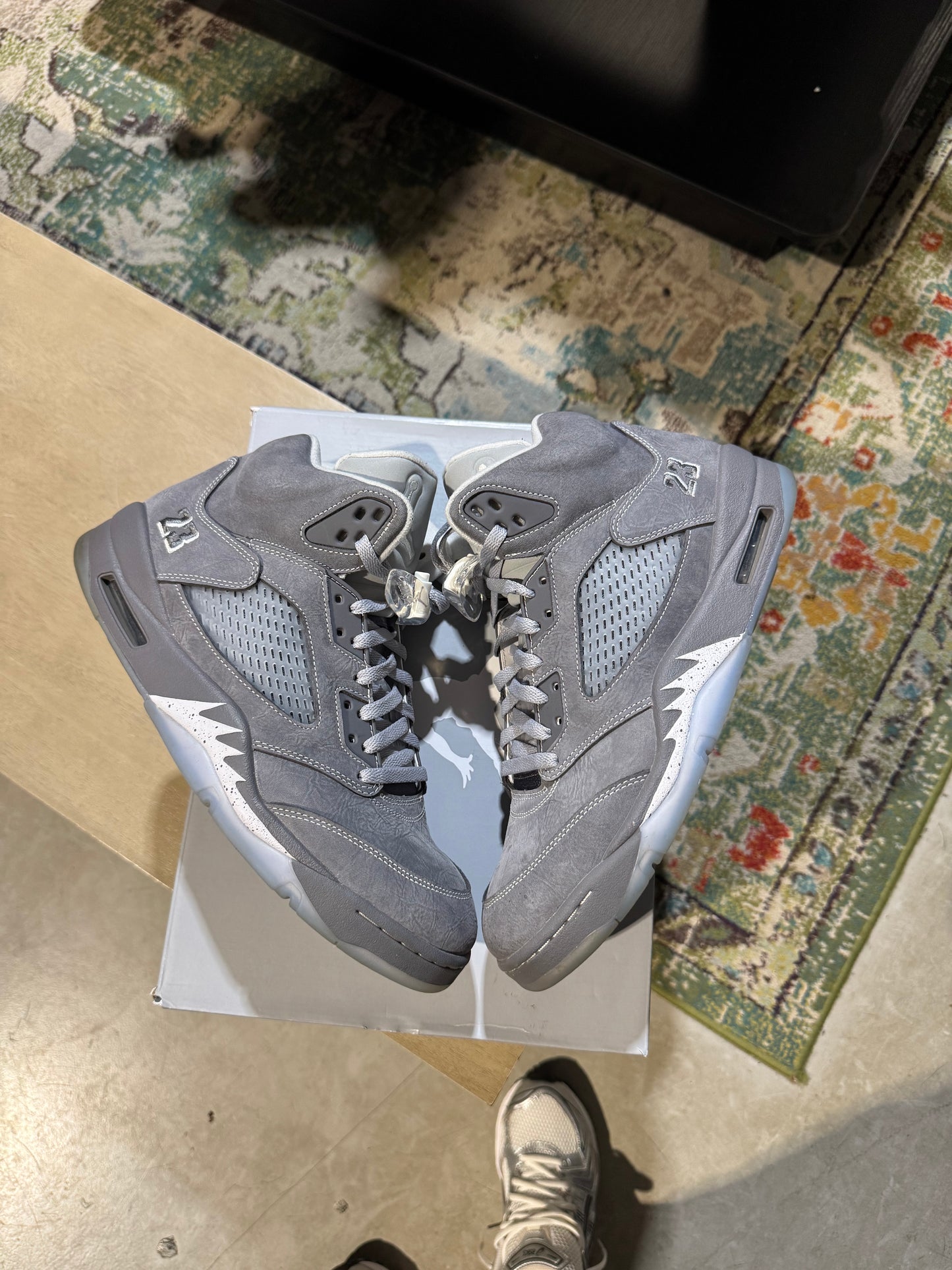 Jordan 5 Wolf Grey Used Sz 12
