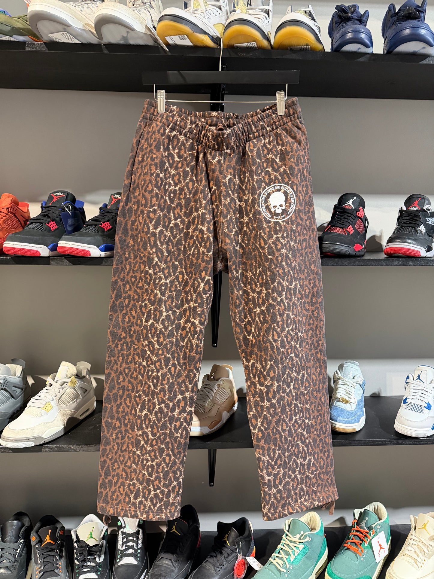 Supreme Number (N)ine Cheetah Sweatpants