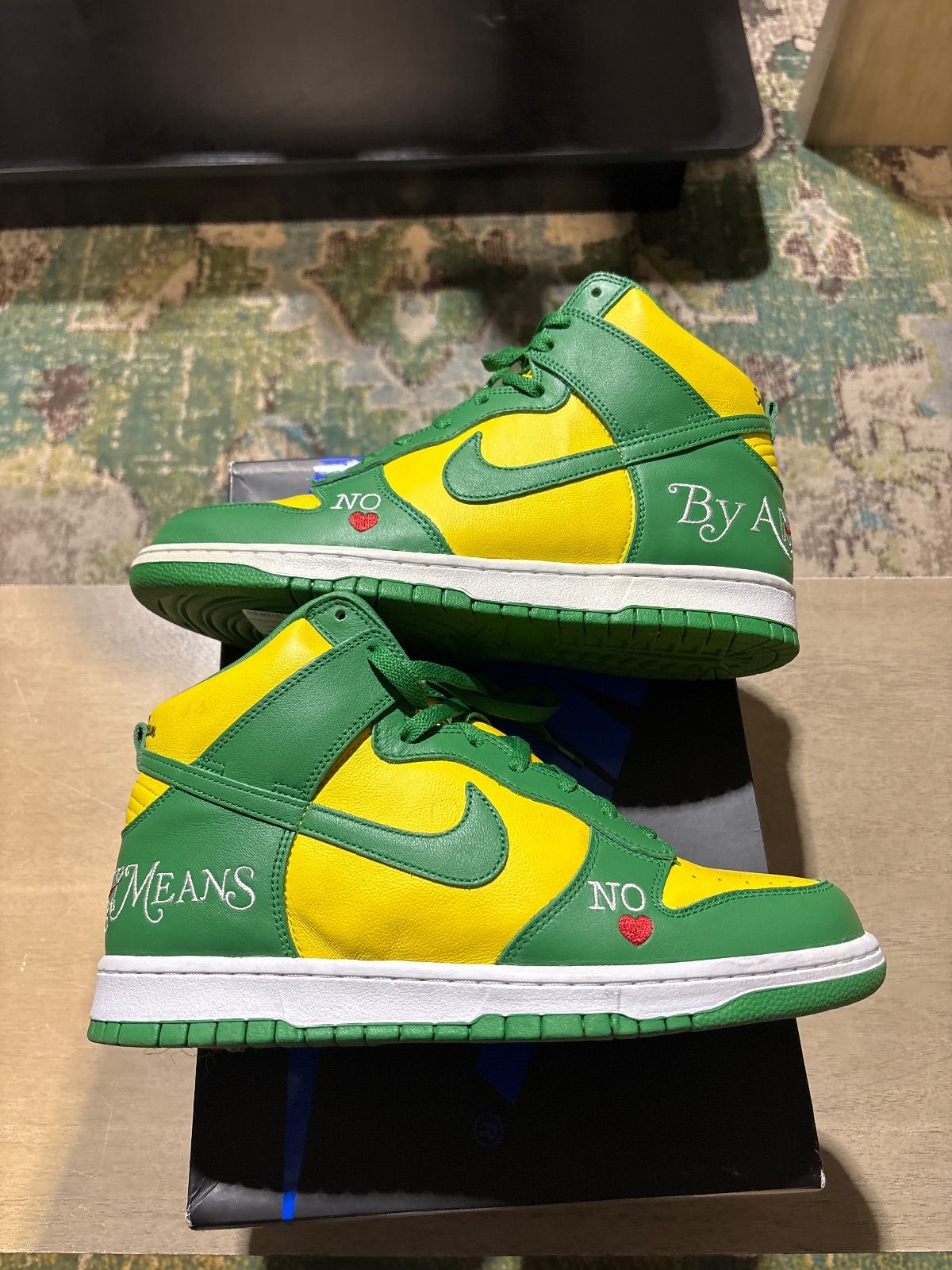 Nike SB Dunk High Supreme By Any Means Brazil - Pre-Owned RB