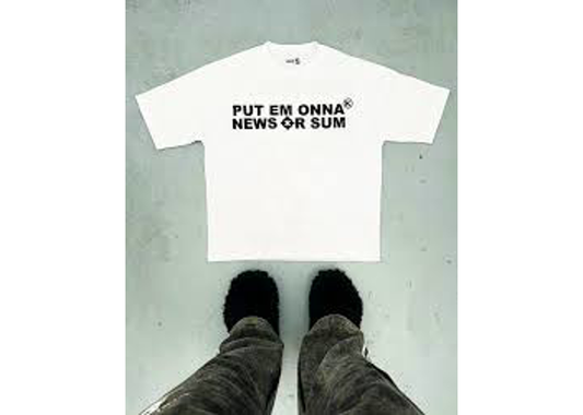 IGWT PEONOS white black tee