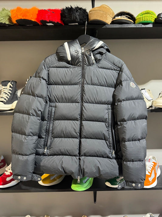 Black Moncler Full Puffer Jacket