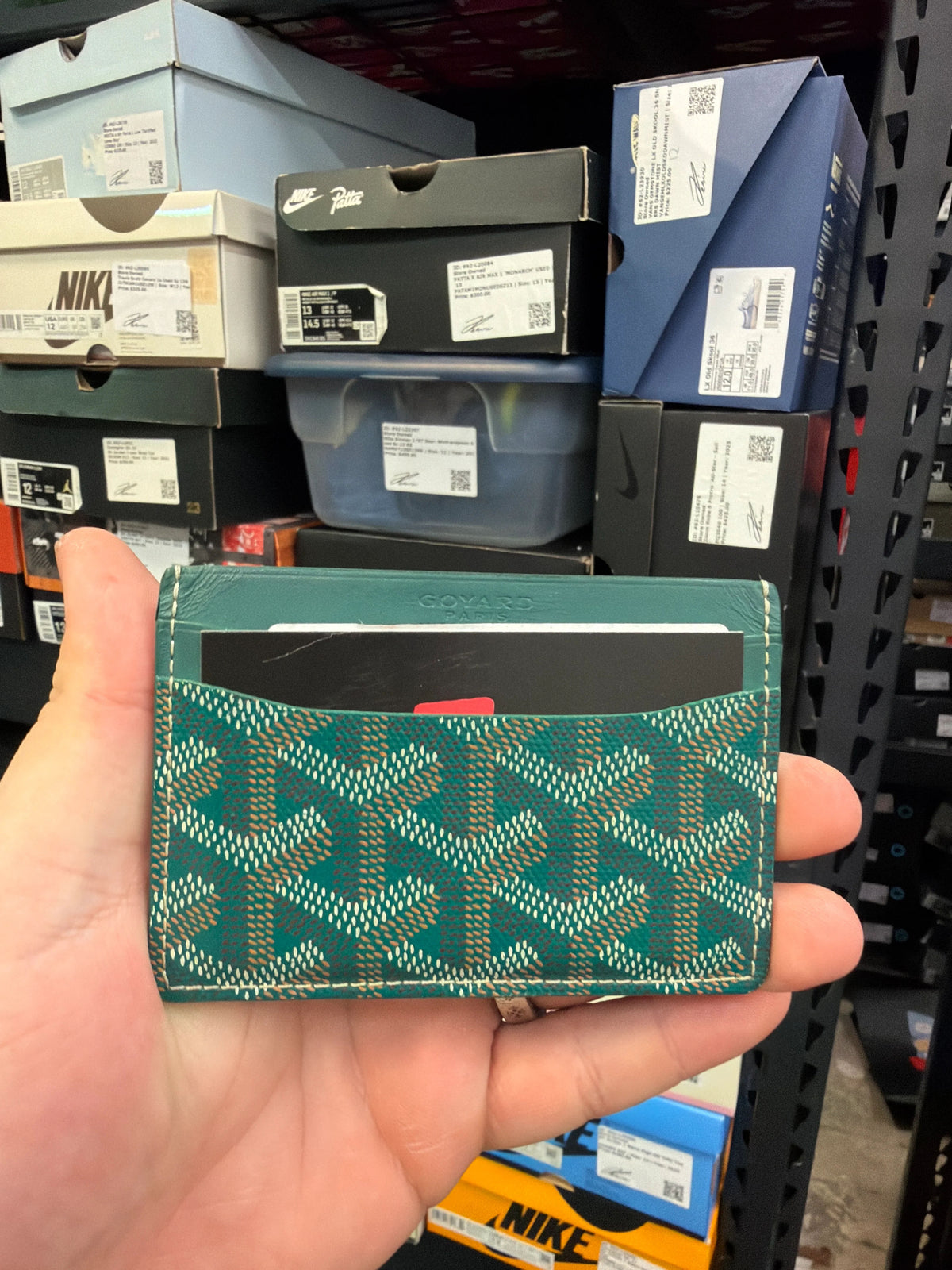Goyard Green Cardholder - Pre-Owned