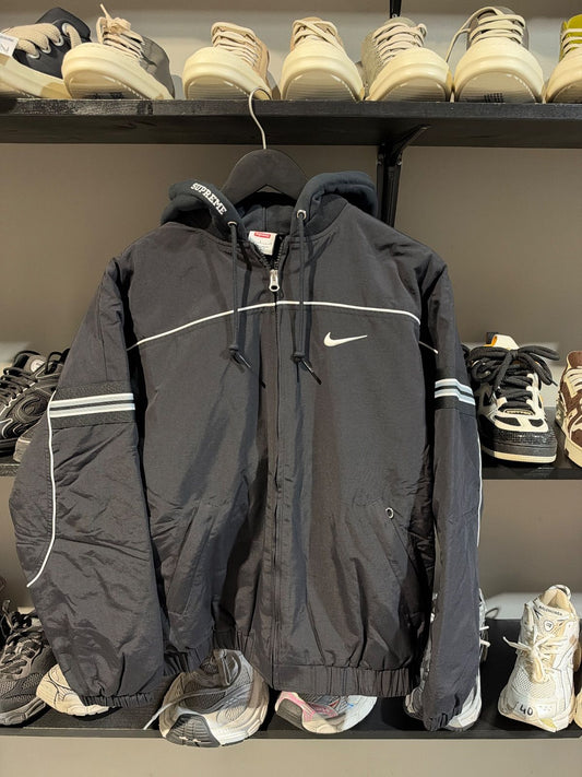Supreme Nike Nylon Hooded Jacket Black