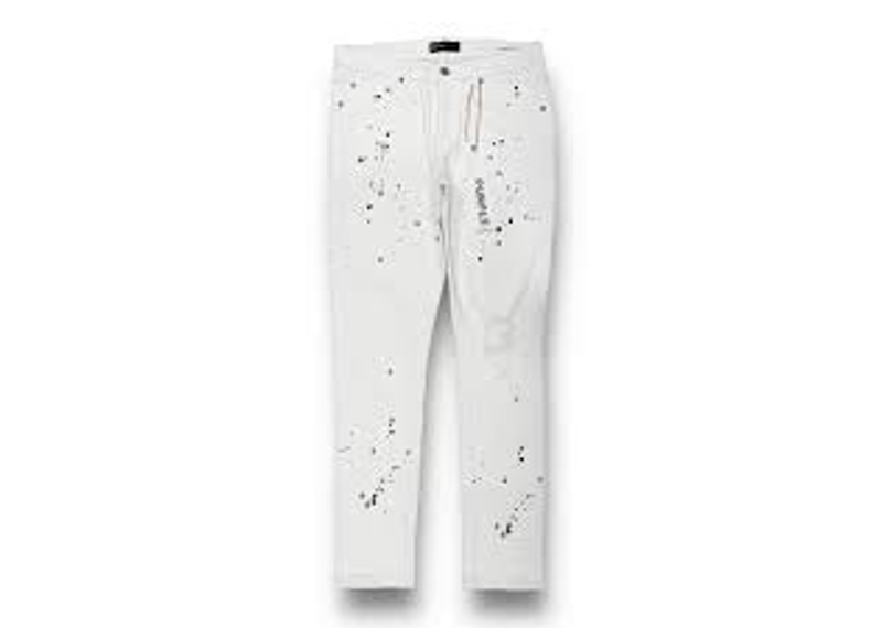 Purple Jean optic white blow out