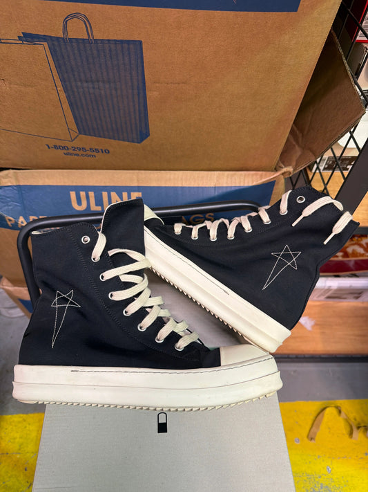 Rick Owen’s Ramone High Penta Used Sz 6 - Pre-Owned