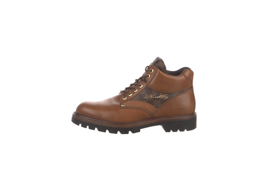 Lv boot leather brown oberkampt boot
