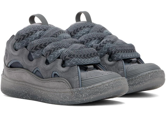 lanvin curb sneaker grey/grey