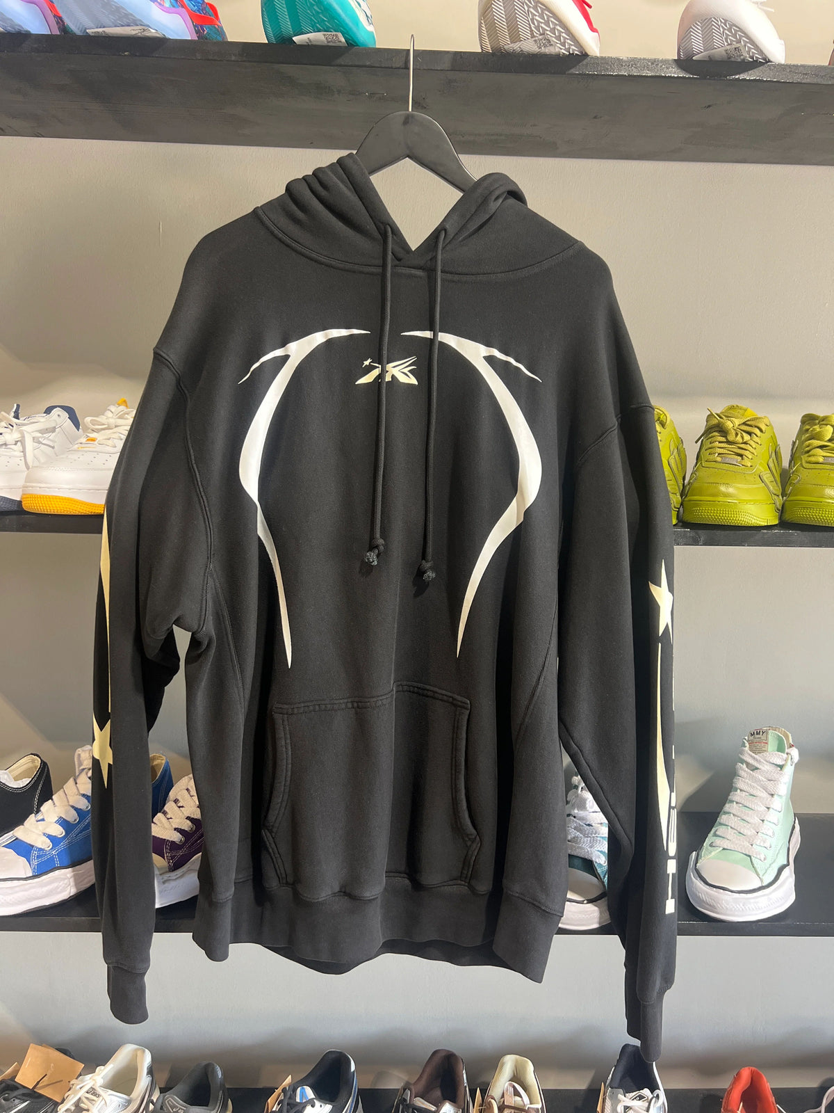Black Cream Hellstar Hoodie