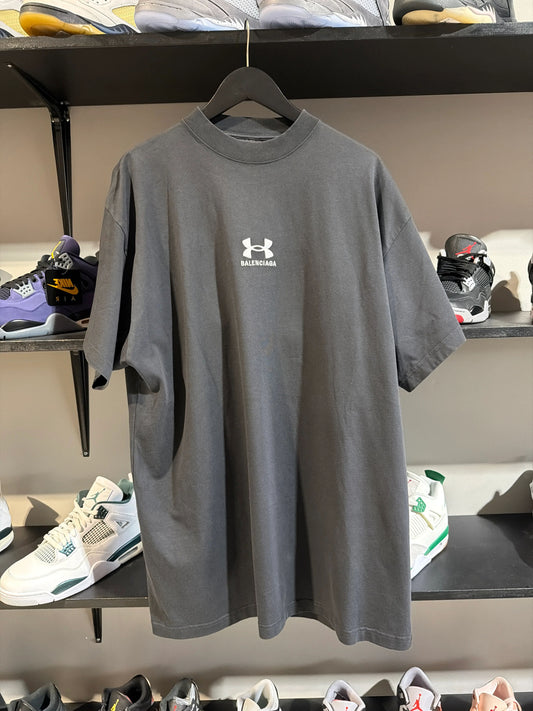 Balenciaga Black Under Armor Tee Sz L - Pre-Owned