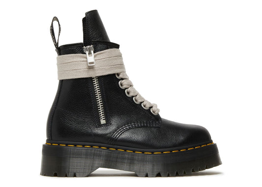 Dr. Martens x Rick Owens Strobe 1460 Quad Sole Jumbo Lace Boot Black