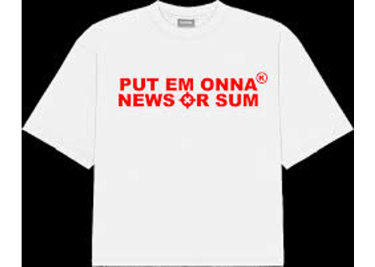 IGWT PEONOS white red tee