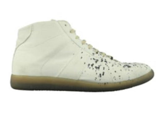 Maison margiela gat mid cream splatter