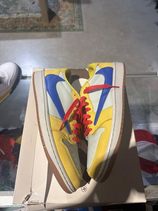 Jordan 1 Retro Low OG SP Travis Scott Canary (Women's) - Pre-Owned