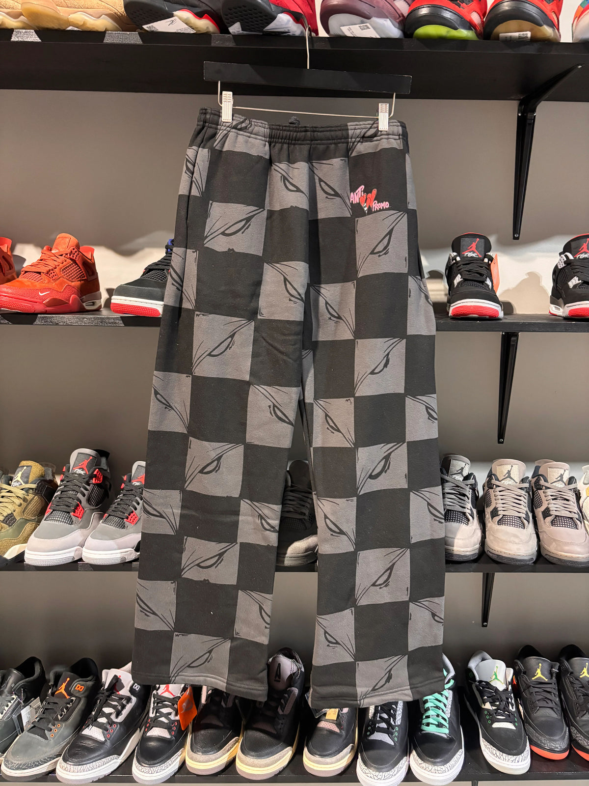 Matty Boy Checkered Atl Grey Black Sweatpants
