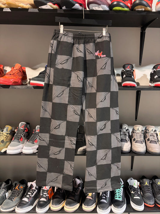 Matty Boy Checkered Atl Grey Black Sweatpants