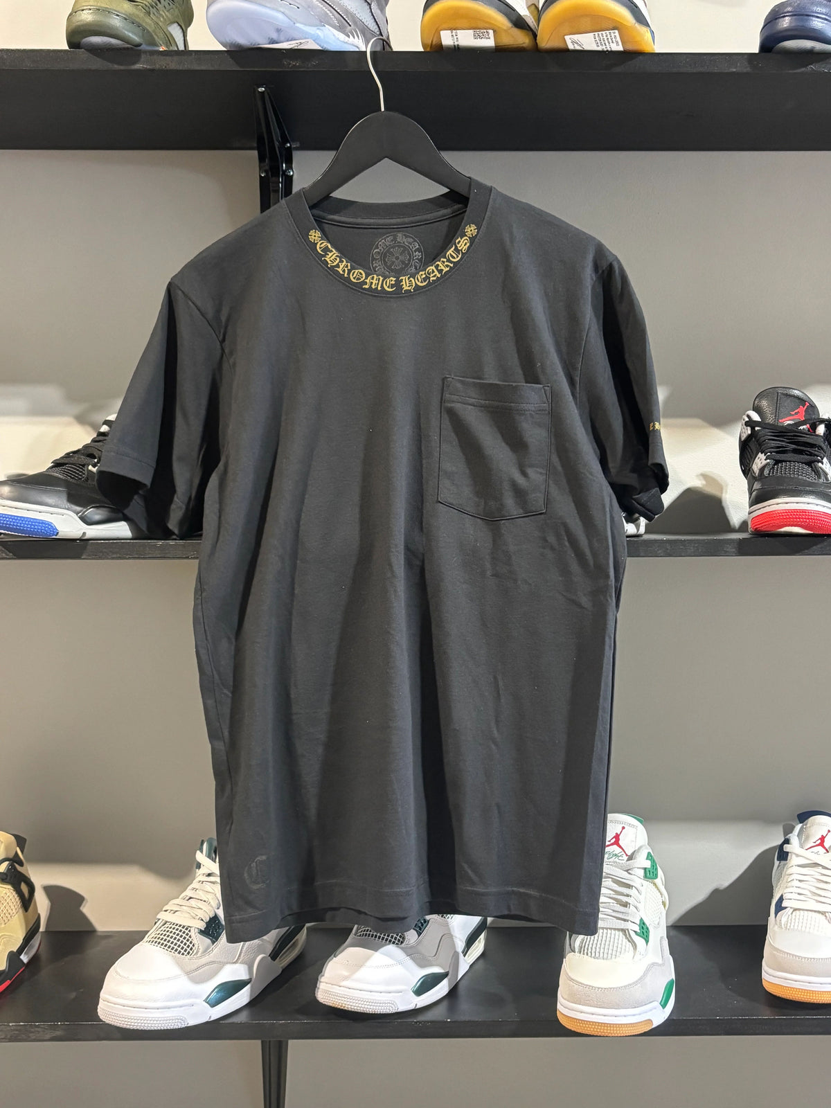 Chrome Hearts Neck Logo T Shirt "Black/Olive"
