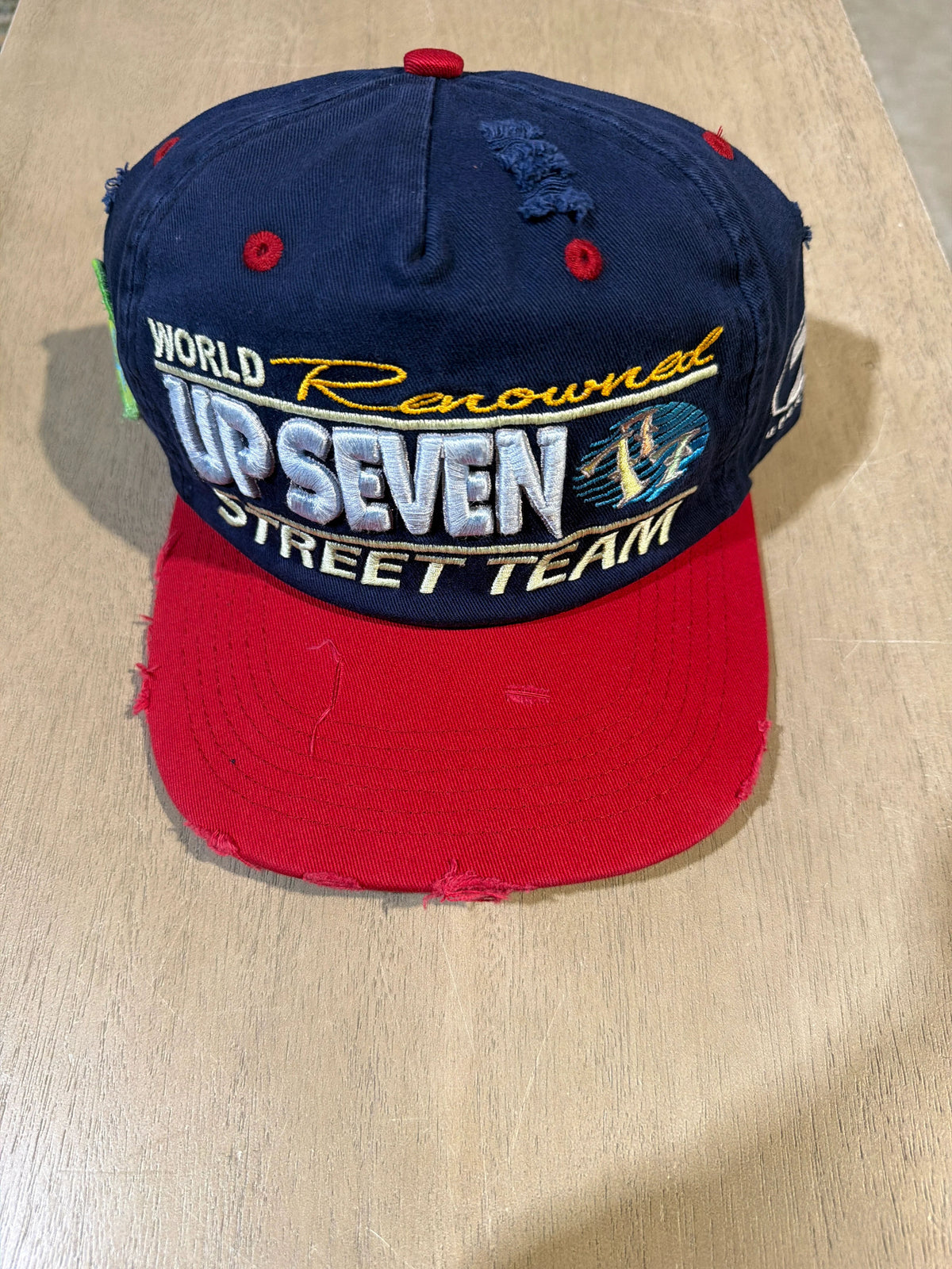 Up7 Skate Snapback Navy/Red