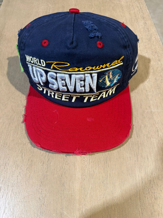 Up7 Skate Snapback Navy/Red