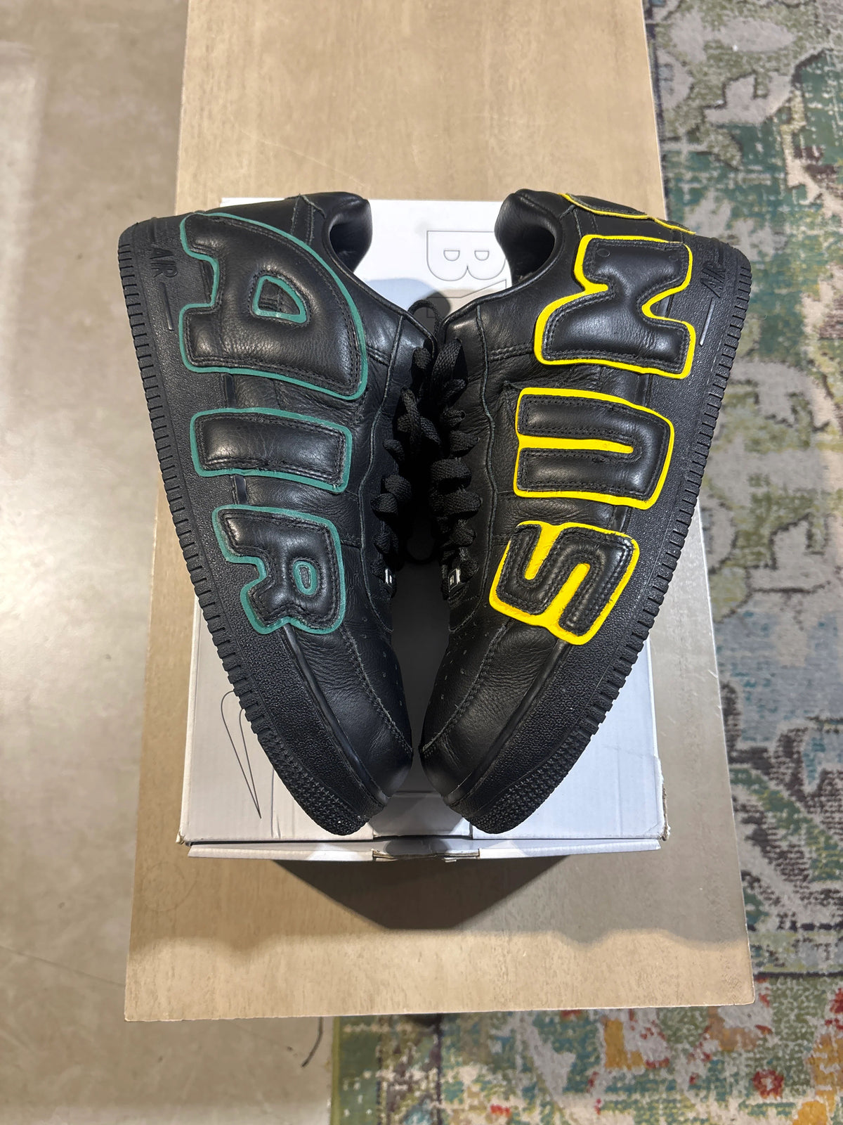 Nike Air Force 1 Low Cactus Plant Flea Market Black/Green/Yellow - Pre-Owned