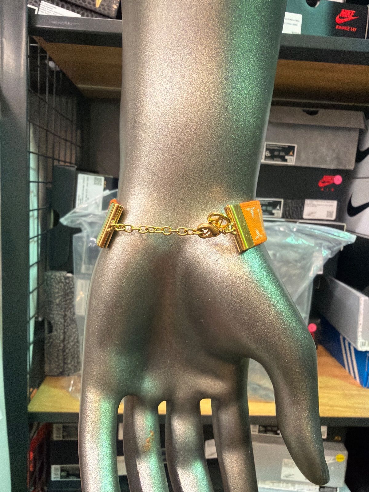 Louis Vuitton Orange Monogram Bracelet