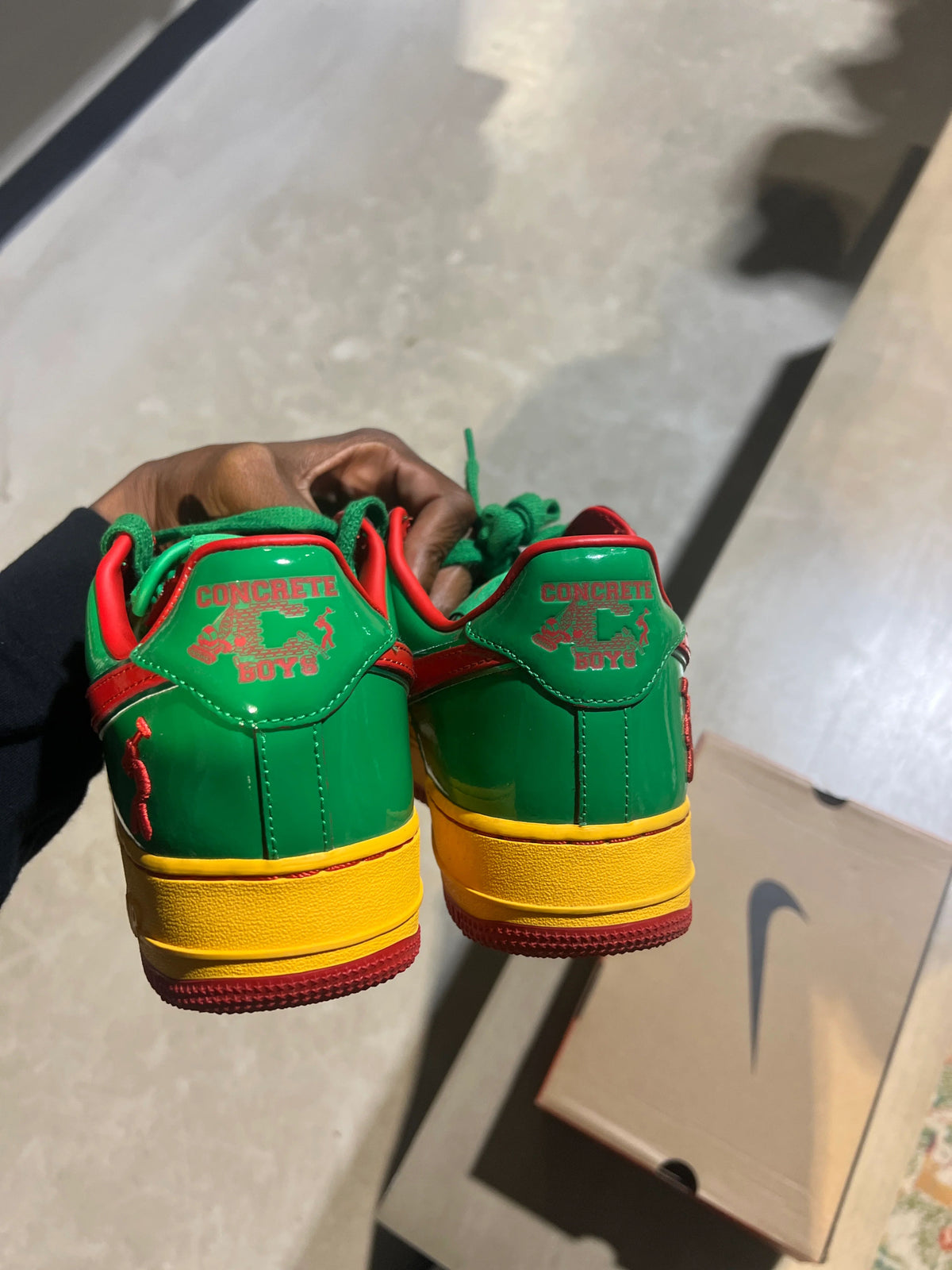 Nike Air Force 1 Low Lil Yachty Concrete Boys Lucky Green - Pre-Owned
