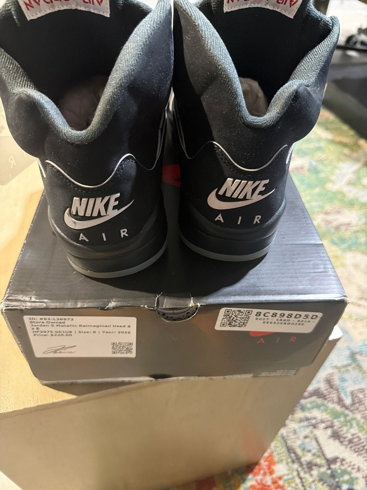 Jordan 5 Retro OG Black Metallic Reimagined - Pre-Owned