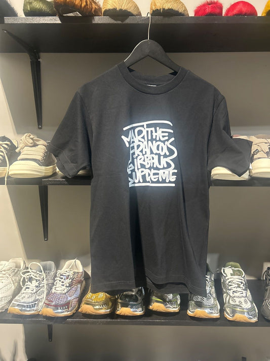 supreme martithe + francois tee black