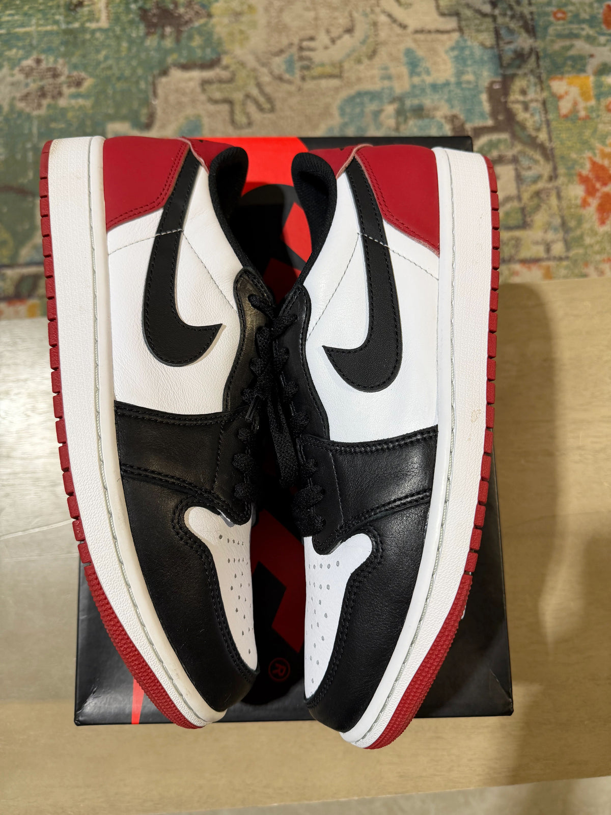 Jordan 1 Retro Low OG Black Toe (2023) - Pre-Owned