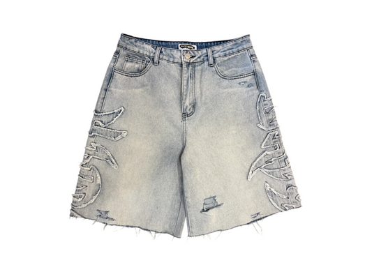 Dirt South Apparel Blue Jean Shorts