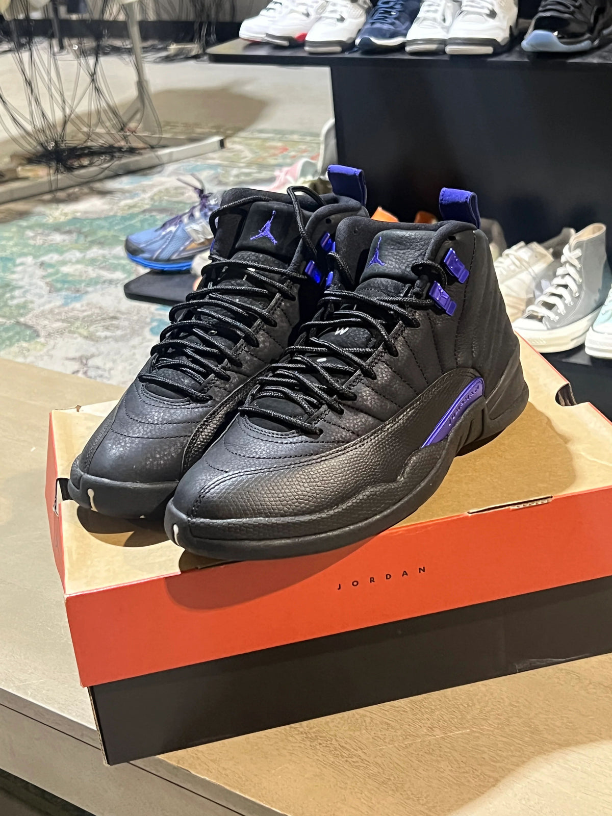Jordan 12 Retro Black Dark Concord - Pre-Owned