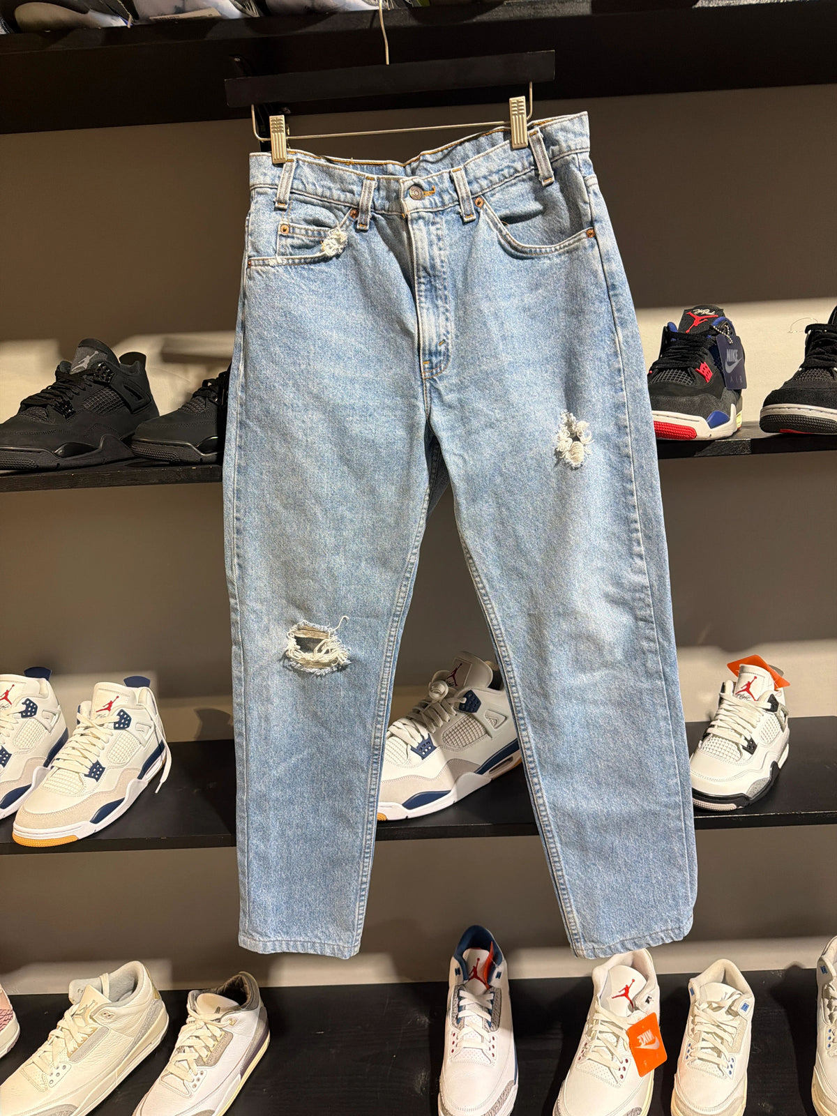 Vintage Levi 505 Orange Tab Denim Sz 33 - Pre-Owned